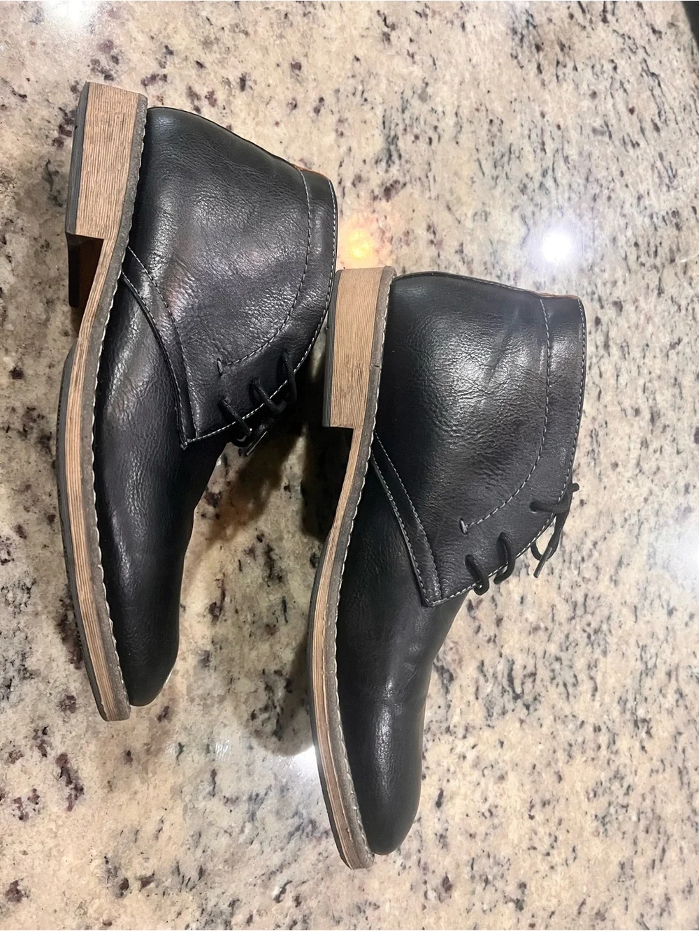 Sonoma Black Men’s Lace-Up Chukka Boots